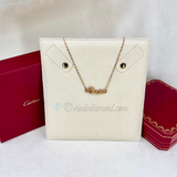 Cartier Panthere De Necklace Rose Gold 38 CM