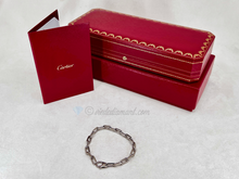 Cartier Santos De Bracelet White Gold Size 20