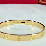 Cartier Love Bracelet Yellow Gold Size 16