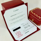 Cartier Love Hoop Earrings SM Yellow Gold