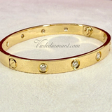 Cartier Love Bracelet Yellow Gold Size 16 10 Diamond