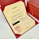 Cartier Love Bracelet White Gold Size 17 4 Diamond
