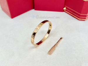 Cartier Love Bracelet Rose Gold Size 16