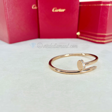 Cartier Juste Un Clou Bracelet Rose Gold Size 16 32 Diamond