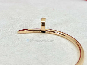 Cartier Juste Un Clou Bracelet Rose Gold Size 18