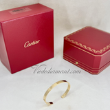 Cartier Love Cuff Bracelet Yellow Gold Size 19