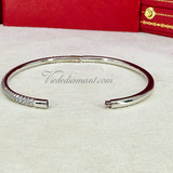 Cartier Entincelle Bracelet White Gold Size 16 Diamond