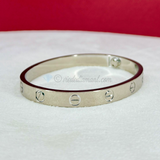 Cartier Love Bracelet White Gold Size 16