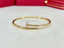 Cartier Juste Un Clou Bracelet SM Yellow Gold Size 17 20 Diamond