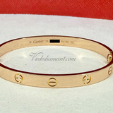 Cartier Love Bracelet Rose Gold Size 18