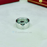 Cartier Love XL Ring White Gold Size 53 Diamond