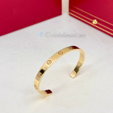 Cartier Love Cuff Bracelet Rose Gold Size 18