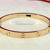 Cartier Love Bracelet Rose Gold Size 17
