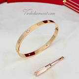 Cartier Love Bracelet Rose Gold Size 20 4 Diamond