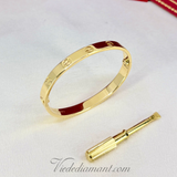 Cartier Love Bracelet Yellow Gold Size 16