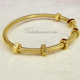 Cartier Ecrou Bracelet Yellow Gold Size 17