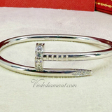 Cartier Juste Un Clou Bracelet White Gold Size 15 32 Diamond