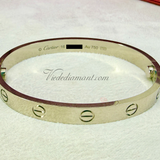 Cartier Love Bracelet White Gold Size 16