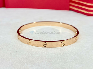 Cartier Love Bracelet Rose Gold Size 19