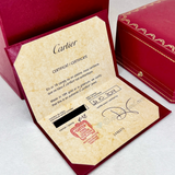 Cartier Love Bracelet White Gold Size 18 4 Diamond
