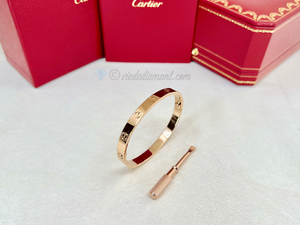 Cartier Love Bracelet Rose Gold Size 17