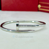 Cartier Juste Un Clou Bracelet White Gold Size 17
