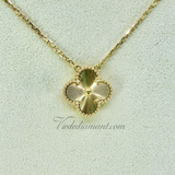 Van Cleef Arpels Vintage Alhambra Necklace Guilloché Yellow Gold