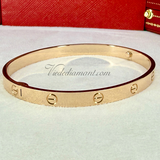 Cartier Love Bracelet Rose Gold (Hinge) Size 21