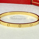 Cartier Love Bracelet Medium Yellow Gold Size 17