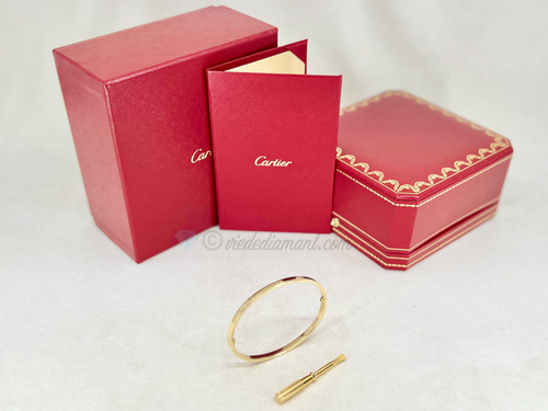 Cartier Love Bracelet Yellow Gold Size 18 SM