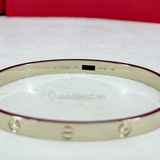Cartier Love Bracelet White Gold Size 20
