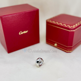 Cartier Love XL Ring White Gold Size 53 Diamond