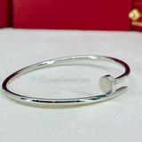 Cartier Juste Un Clou Bracelet SM White Gold Size 17