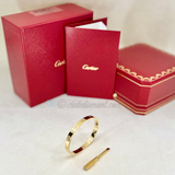 Cartier Love Bracelet Yellow Gold Size 17