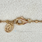 Cartier Panthere De Necklace Rose Gold 38 CM