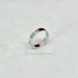 Cartier Love Ring SM Wedding Band White Gold Size 50