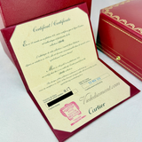 Cartier Love Bracelet Yellow Gold Size 17