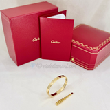 Cartier Love Bracelet Yellow Gold Size 16
