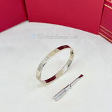 Cartier Love Bracelet White Gold Size 16