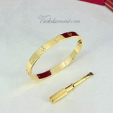Cartier Love Bracelet Yellow Gold Size 17