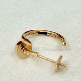 Cartier Juste Un Clou Earrings Rose Gold