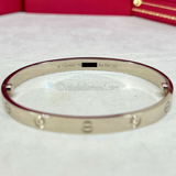 Cartier Love Bracelet White Gold Size 19