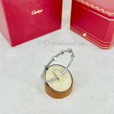 Cartier Ecrou Bracelet White Gold Size 16