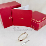 Cartier Love Bracelet White Gold Size 16
