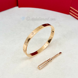 Cartier Love Bracelet Rose Gold Size 18