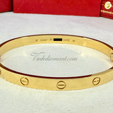 Cartier Love Bracelet Yellow Gold Size 20