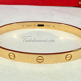Cartier Love Bracelet Rose Gold Size 20
