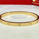 Cartier Love Bracelet Medium Yellow Gold Size 18