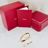 Cartier Love Bracelet Rose Gold Size 16