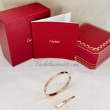 Cartier Love Bracelet Rose Gold Size 20 4 Diamond